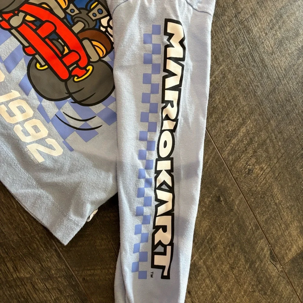 Gap kids Mario Kart Kids Long Sleeve Shirt - Blue
